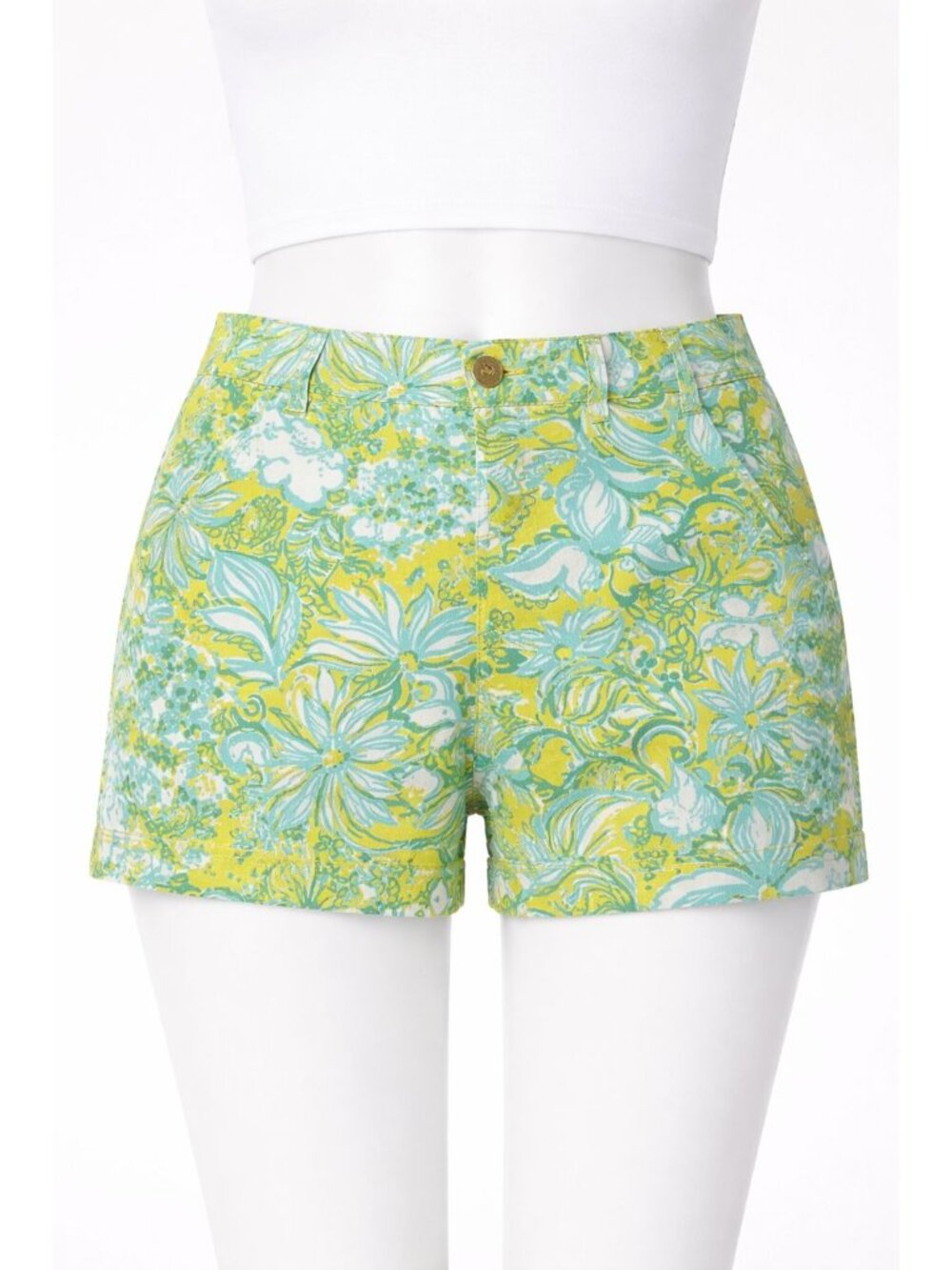 Lilly Pulitzer Callahan Short ~ size 4 Dandelion Yellow 5" inseam - Picture 9 of 9